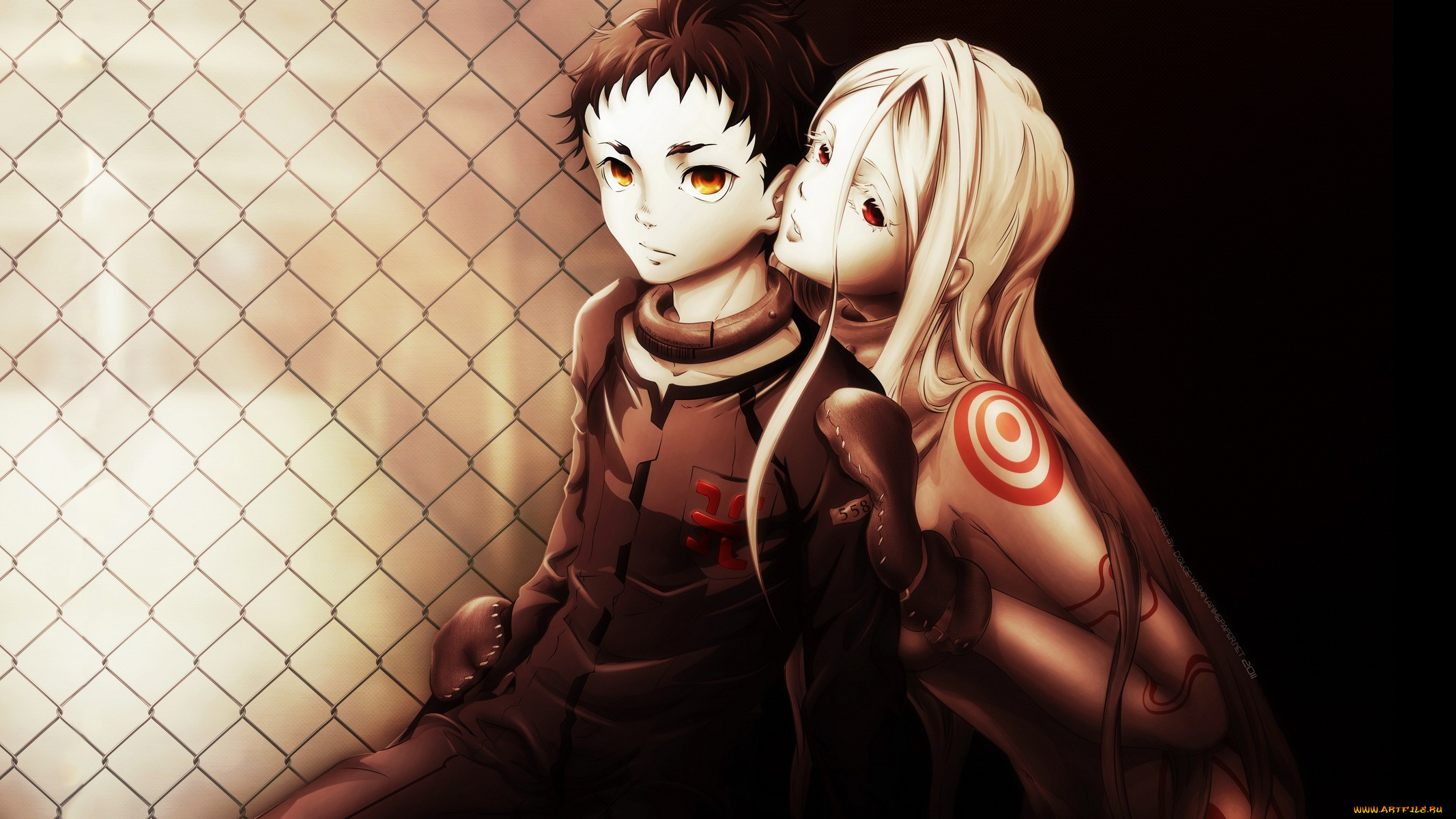 Обои Аниме Deadman Wonderland, обои для рабочего стола, фотографии аниме,  deadman wonderland, deadman, wonderland, shiro, igarashi, ganta Обои для  рабочего стола, скачать обои картинки заставки на рабочий стол.